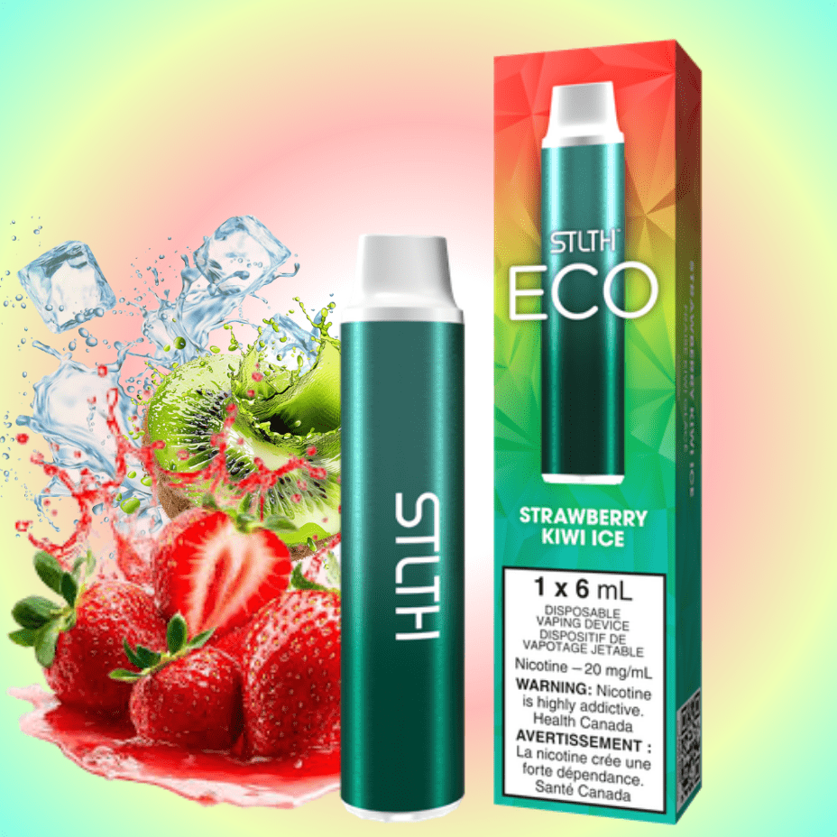 STLTH Eco Disposable Vape - Strawberry Kiwi Ice 20mg Vape Superstore Yorkton Saskatchewan