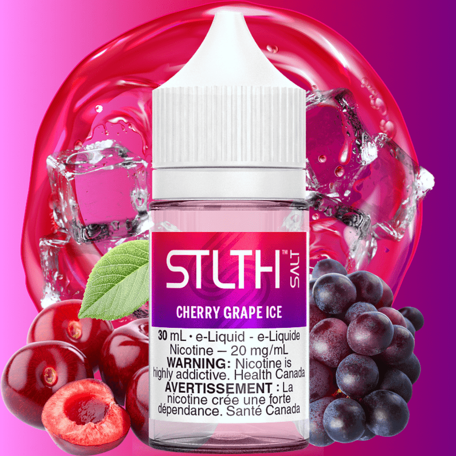 STLTH Salt - Cherry Grape Ice 30mL / 20mg Vape Superstore Yorkton Saskatchewan