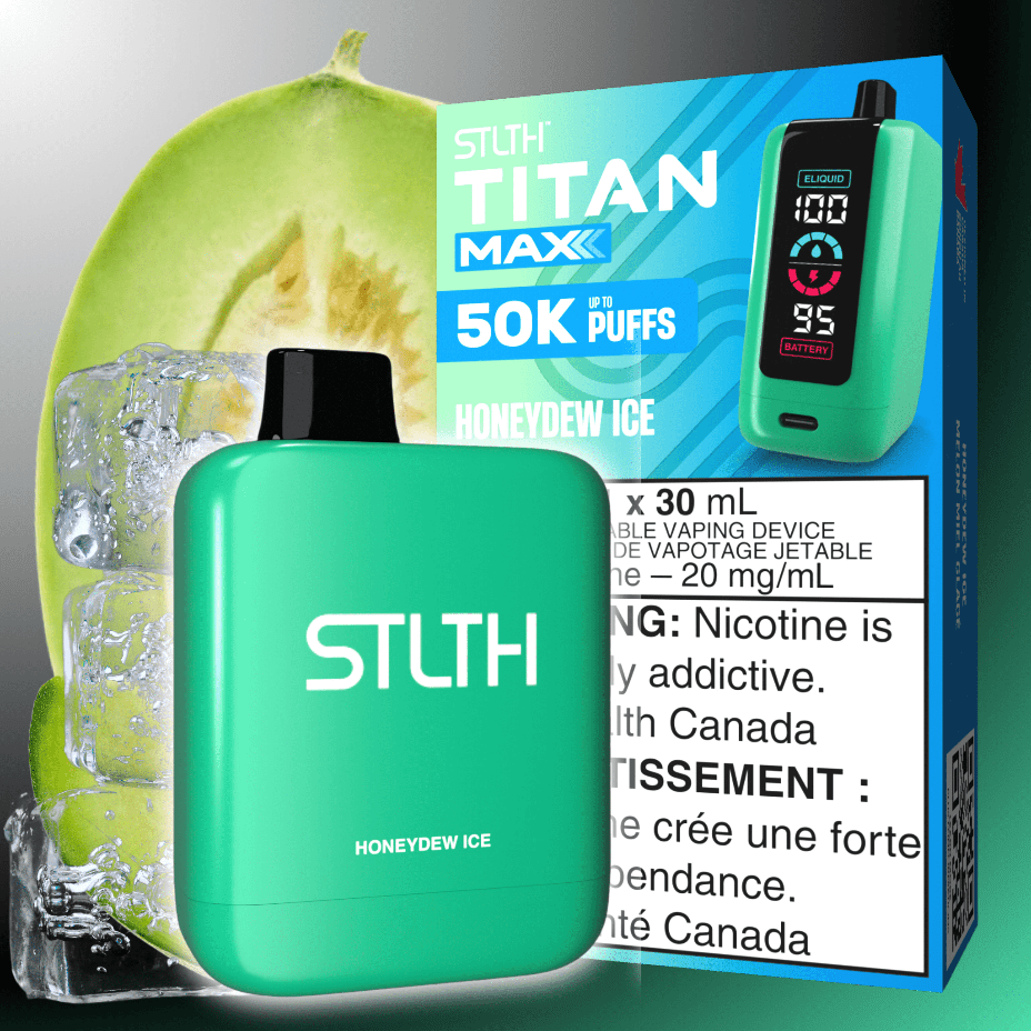 STLTH Titan Max 50k Disposable Vape-Honeydew Ice 50000 Puffs Vape Superstore Yorkton Saskatchewan