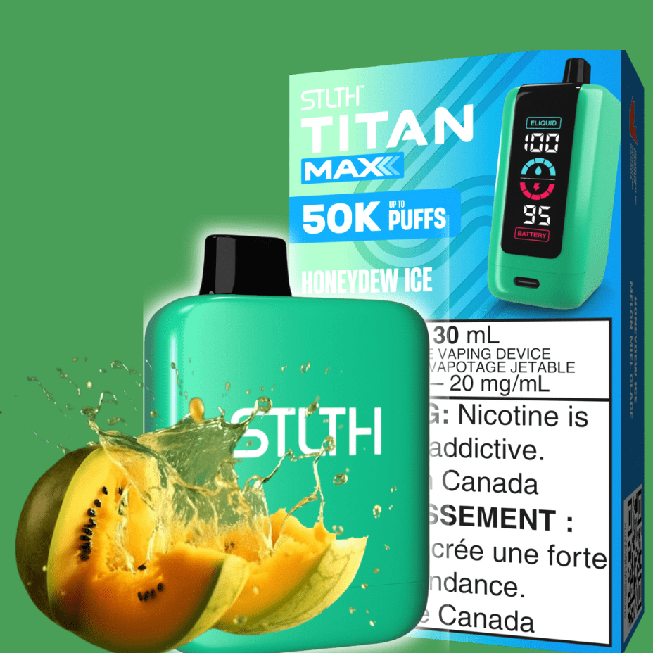 STLTH Titan Max 50k Disposable Vape-Honeydew Ice 50000 Puffs Vape Superstore Yorkton Saskatchewan