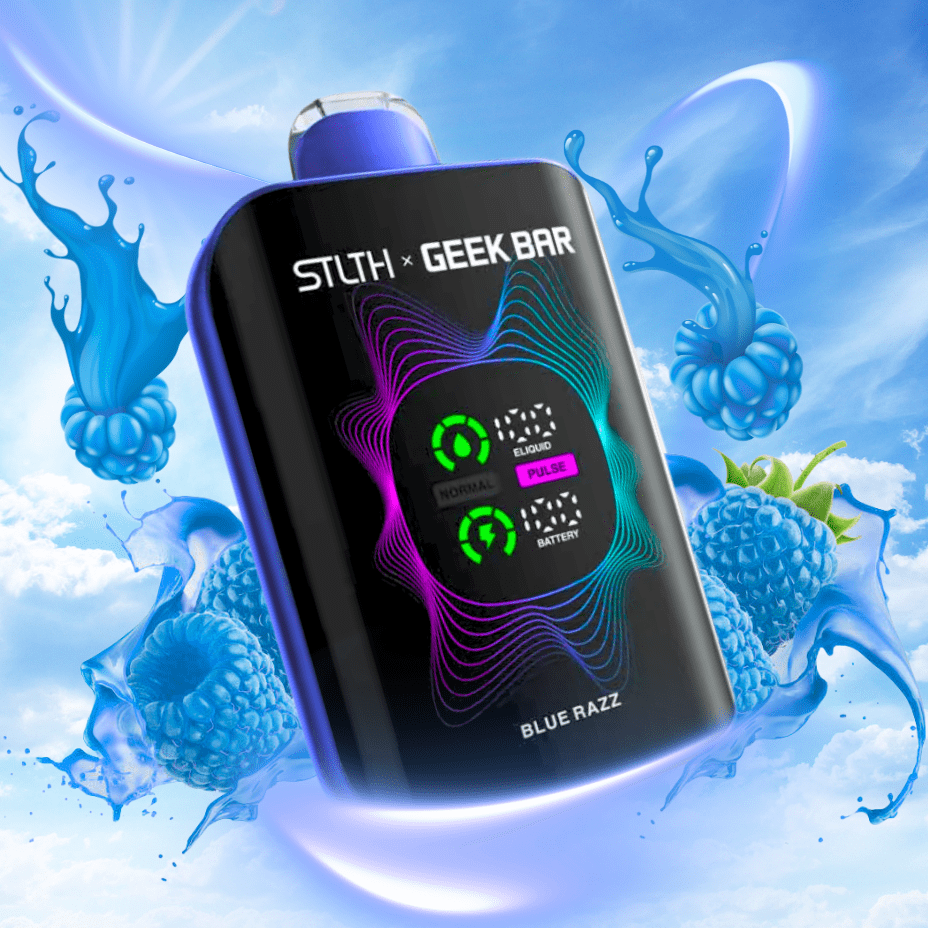 STLTH x Geek Bar 80K Disposable Vape-Blue Razz 20mg / 80000 Puffs Vape Superstore Yorkton Saskatchewan