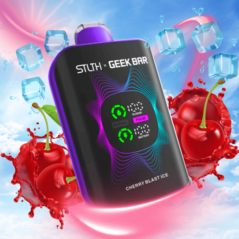 STLTH x Geek Bar 80K Disposable Vape-Cherry Blast Ice 20mg / 80000 Puffs Vape Superstore Yorkton Saskatchewan