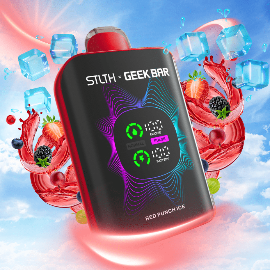 STLTH x Geek Bar 80K Disposable Vape-Red Punch Ice 20mg / 80000 Puffs Vape Superstore Yorkton Saskatchewan