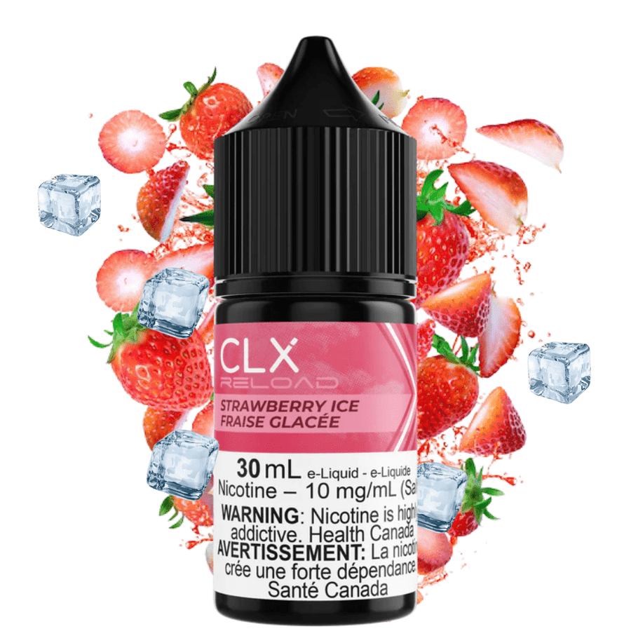 Strawberry Ice Salt by CLX Reload E-Liquid 30ml / 10mg Vape Superstore Yorkton Saskatchewan