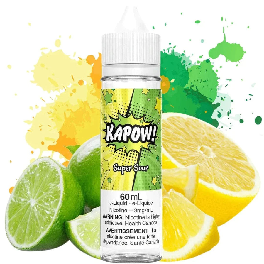 Super Sour by Kapow E-Liquid 3mg Vape Superstore Yorkton Saskatchewan