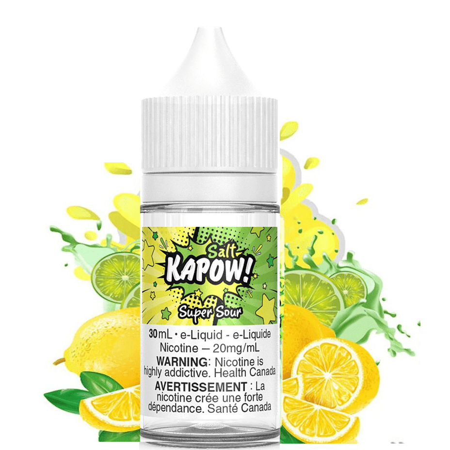 Super Sour Salt by Kapow E-Liquid 30ml / 12mg Vape Superstore Yorkton Saskatchewan