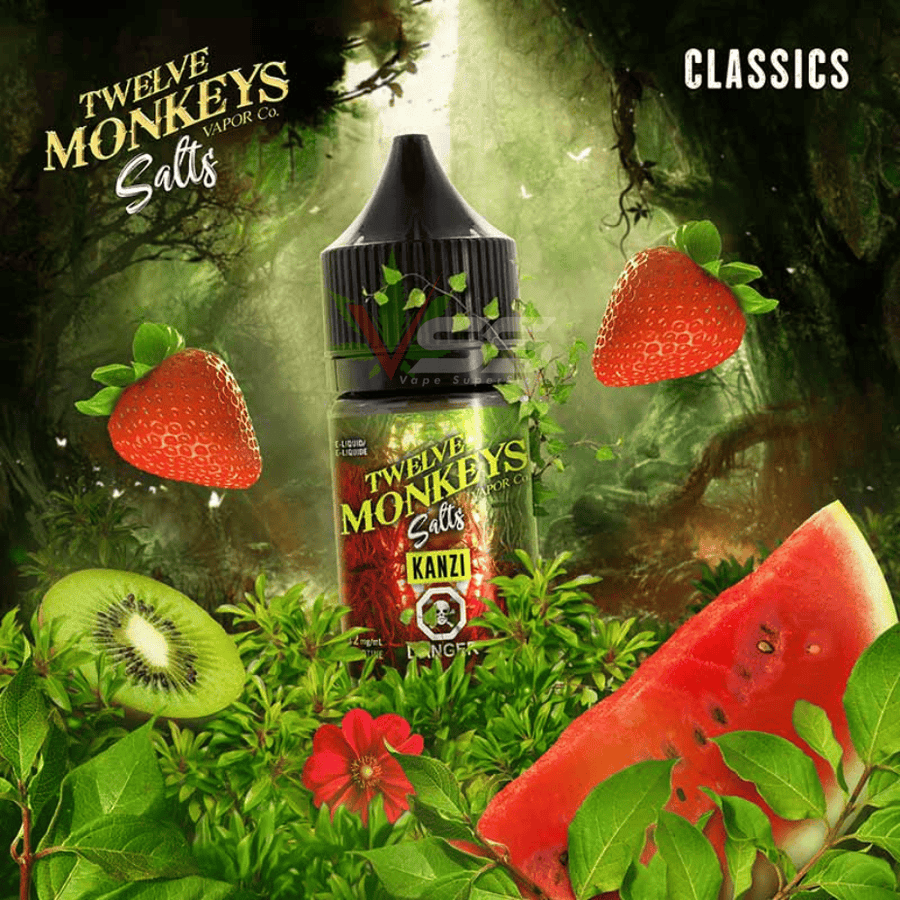 Twelve Monkeys Salt 30ml-Kanzi Ice 30ml / 20mg Vape Superstore Yorkton Saskatchewan