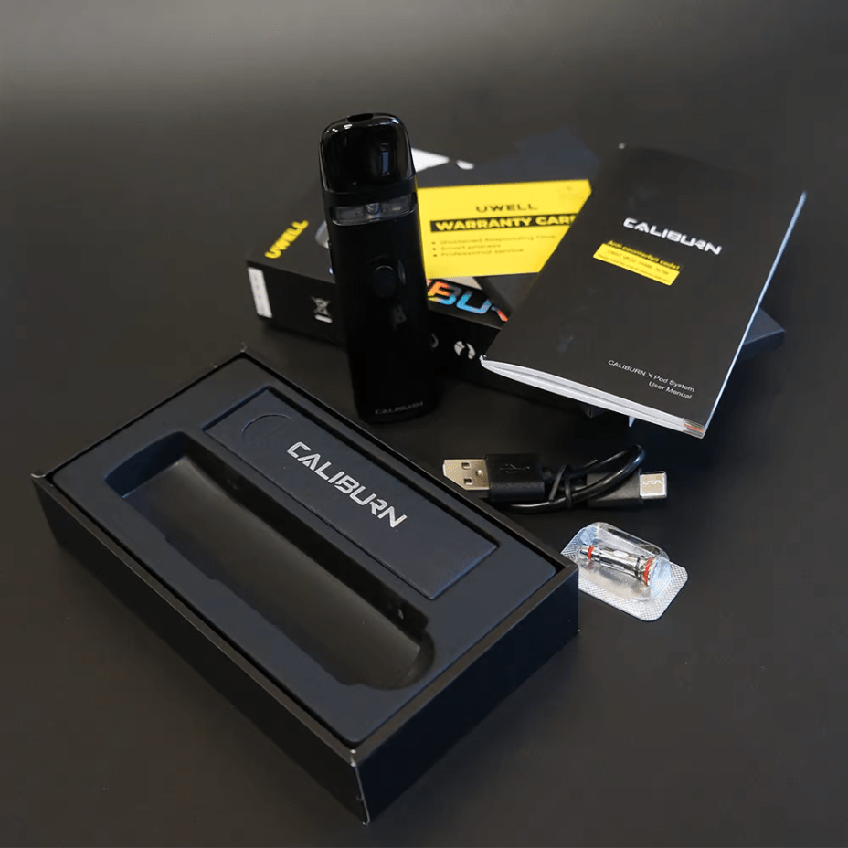 Uwell Caliburn X Pod Kit-850mAh 20 Watt / Matte Black Vape Superstore Yorkton Saskatchewan