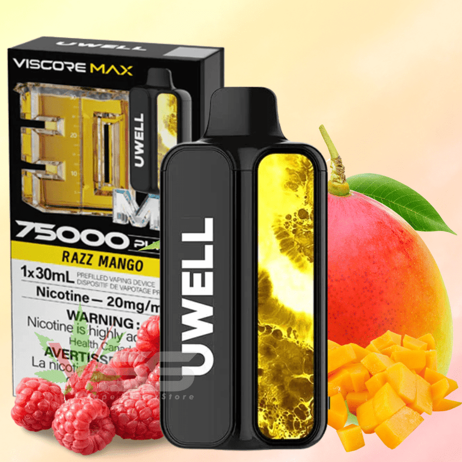 UWELL Viscore 75K Disposable Vape - Razz Mango 20mg / 75000 Puffs Vape Superstore Yorkton Saskatchewan