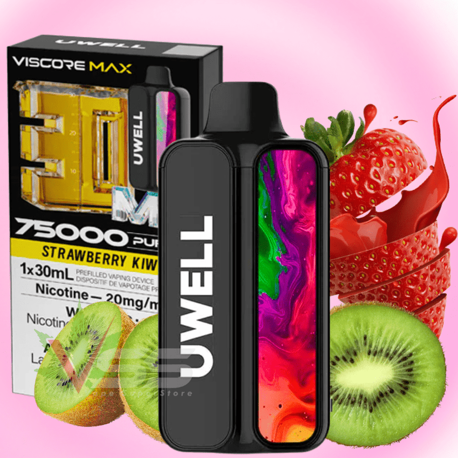 UWELL Viscore 75K Disposable Vape - Strawberry Kiwi 20mg / 75000 Puffs Vape Superstore Yorkton Saskatchewan