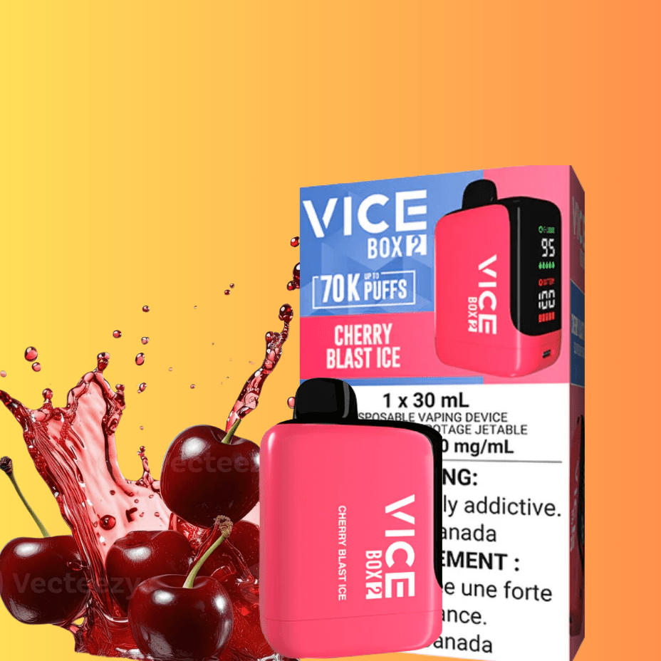 Vice Box 2 Disposable Vape-Cherry Blast Ice Vape Superstore Yorkton Saskatchewan