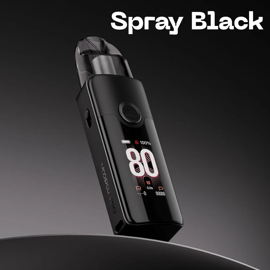 VooPoo Vinci E80 Pod Kit - 3000mAh Spray Black Vape Superstore Yorkton Saskatchewan