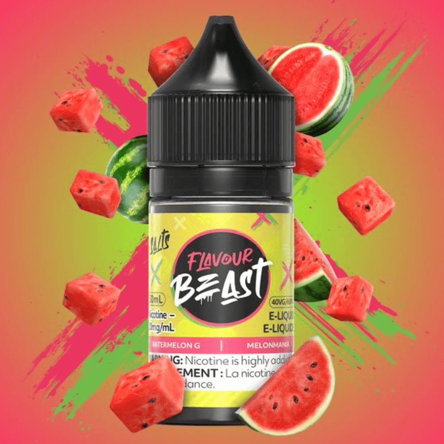 Watermelon G Salts by Flavour Beast E-Liquid 30ml / 20mg Vape Superstore Yorkton Saskatchewan
