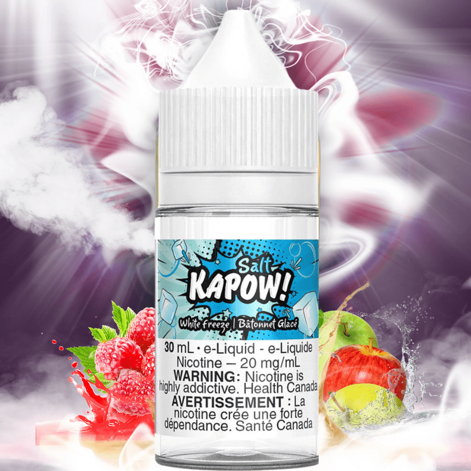White Freeze Salt by Kapow E-liquid Vape Superstore Yorkton Saskatchewan