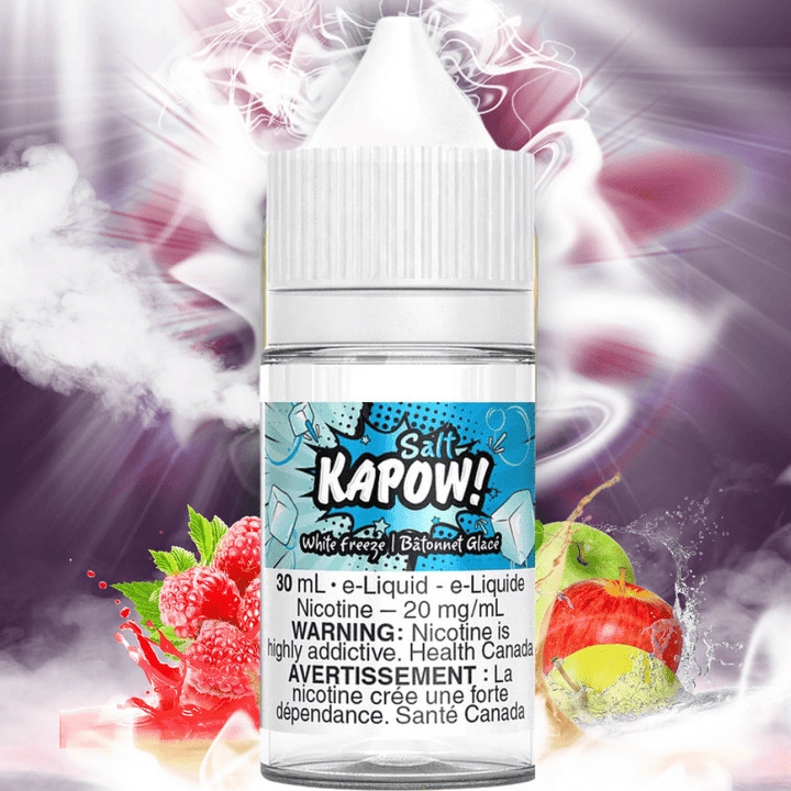 White Freeze Salt by Kapow E-liquid Vape Superstore Yorkton Saskatchewan