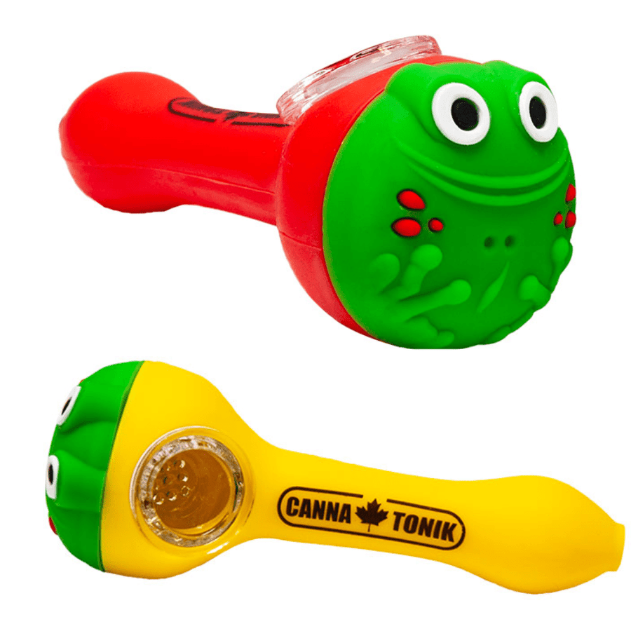 Cannatonik Silicone Frog Weed Hand Pipe-4.5" Vape Superstore Yorkton Saskatchewan