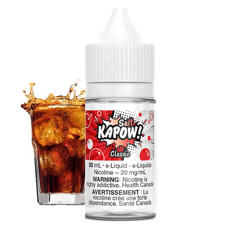 Classic Salt by Kapow E-Liquid 30ml / 12mg Vape Superstore Yorkton Saskatchewan