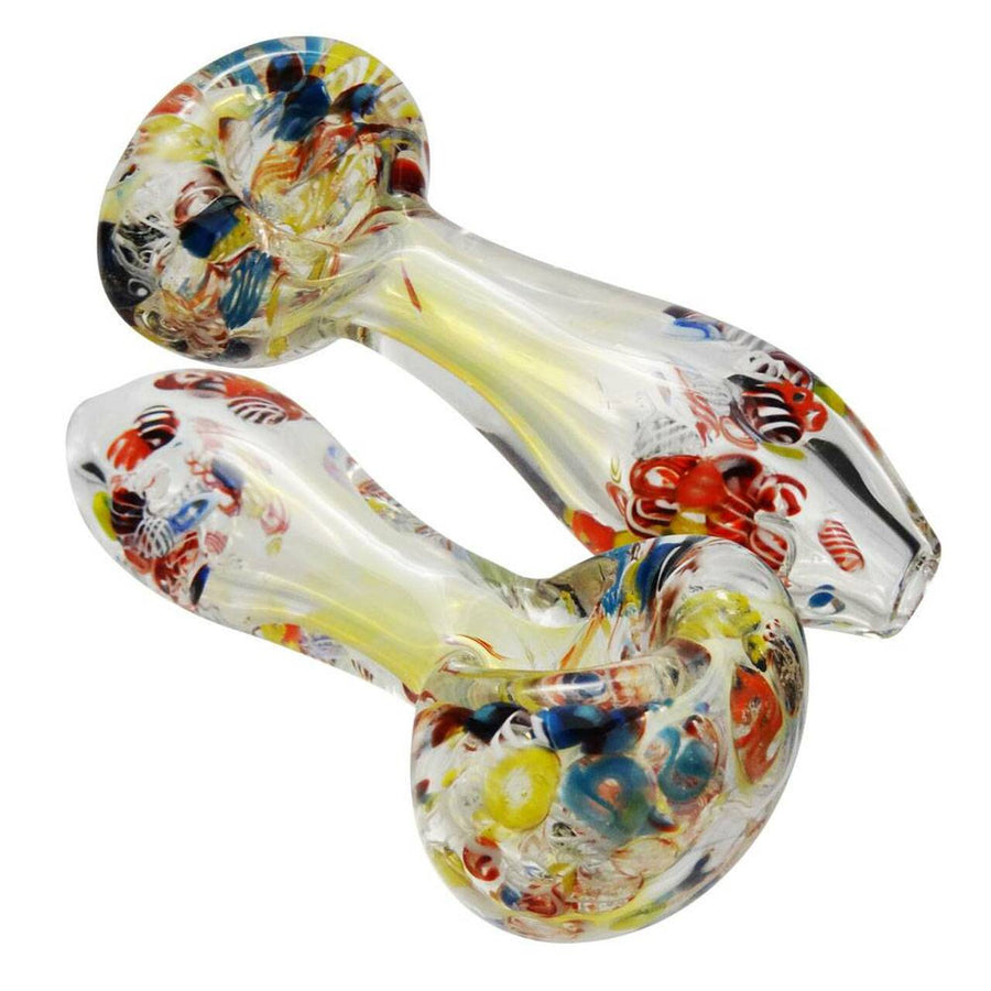 Confetti Inside Out Hand Pipe-4" Vape Superstore Yorkton Saskatchewan