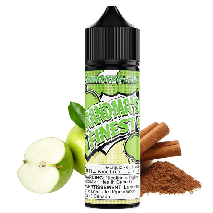 Grandmas Finest by Maverick E-Liquid 60ml / 3mg Vape Superstore Yorkton Saskatchewan