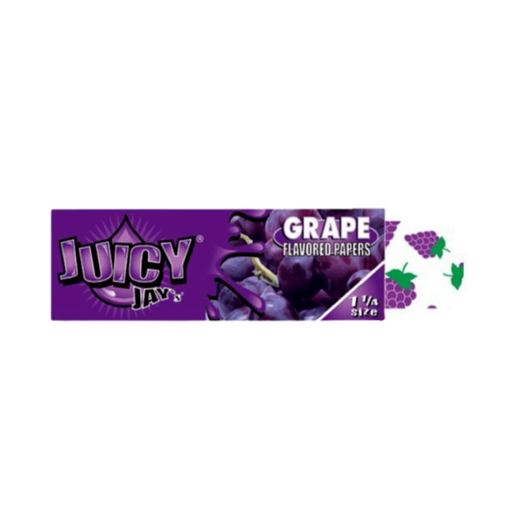Juicy Jay's Grape Flavoured Rolling Papers 1 1/4 1¼ / Grape Vape Superstore Yorkton Saskatchewan