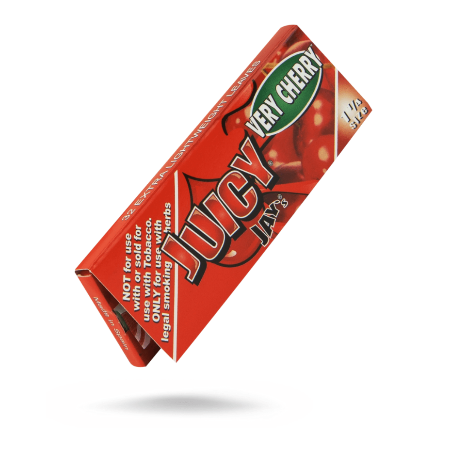 Juicy Jay's Very Cherry Flavoured Rolling Papers 1 1/4 1¼ / Very Cherry Vape Superstore Yorkton Saskatchewan