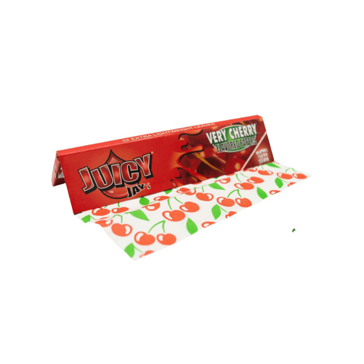 Juicy Jay's Very Cherry Flavoured Rolling Papers 1 1/4 1¼ / Very Cherry Vape Superstore Yorkton Saskatchewan