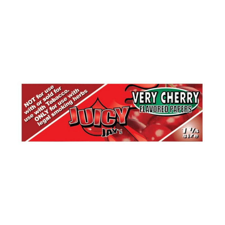 Juicy Jay's Very Cherry Flavoured Rolling Papers 1 1/4 1¼ / Very Cherry Vape Superstore Yorkton Saskatchewan