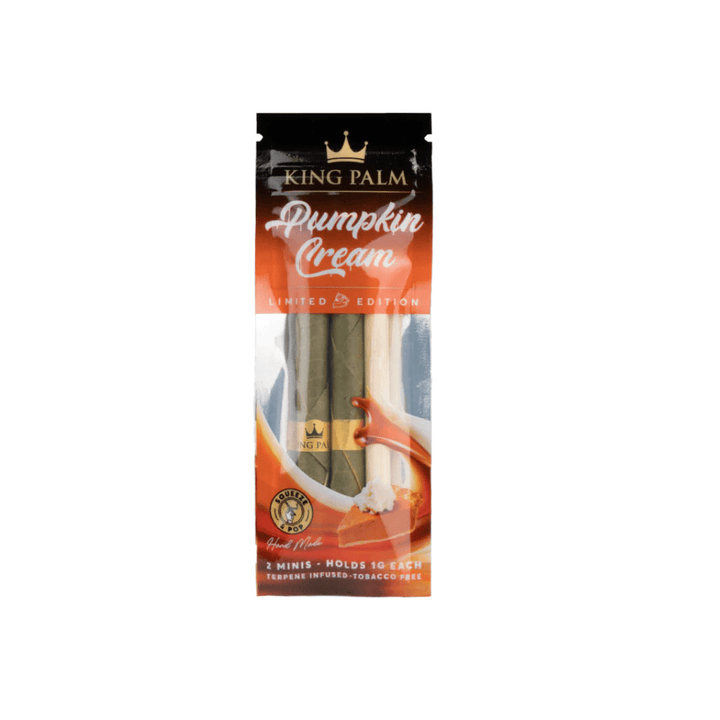 King Palm Mini Pre-Rolls-Pumpkin Cream 2/pkg / Pumpkin Cream Vape Superstore Yorkton Saskatchewan