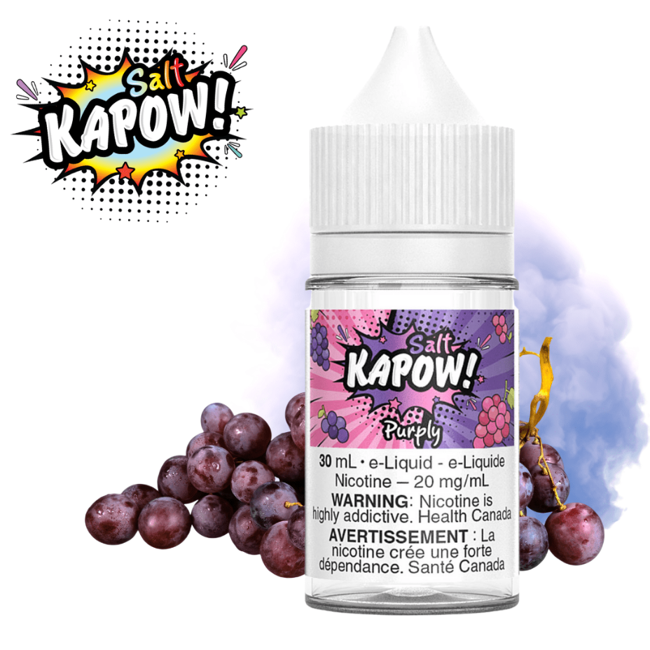Purply Salt by Kapow E-Liquid 30ml / 12mg Vape Superstore Yorkton Saskatchewan