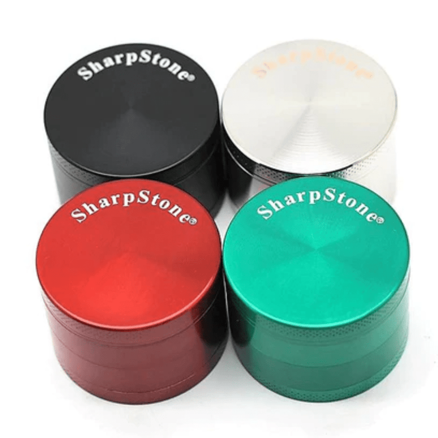 Sharpstone 4-Piece Grinder 63mm Black Vape Superstore Yorkton Saskatchewan