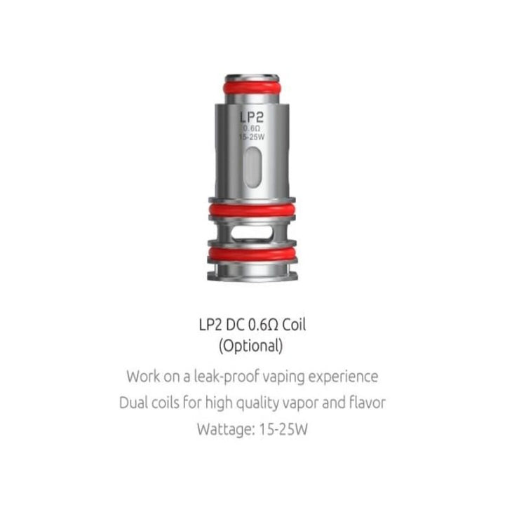 Smok LP2 Replacement Coils-5/pk LP2 DC 0.6ohm MTL Vape Superstore Yorkton Saskatchewan