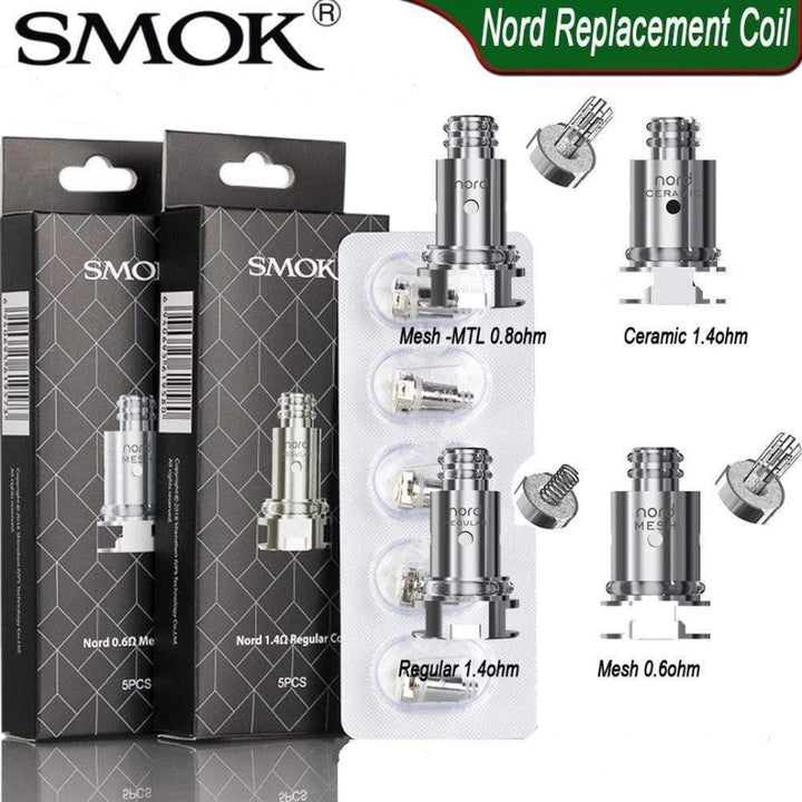 Smok Nord Replacement Coils 0.8ohm DC (Dual MTL) Vape Superstore Yorkton Saskatchewan