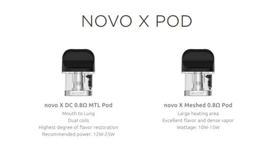 Smok Novo X Replacement Pods 0.8 DC MTL Vape Superstore Yorkton Saskatchewan