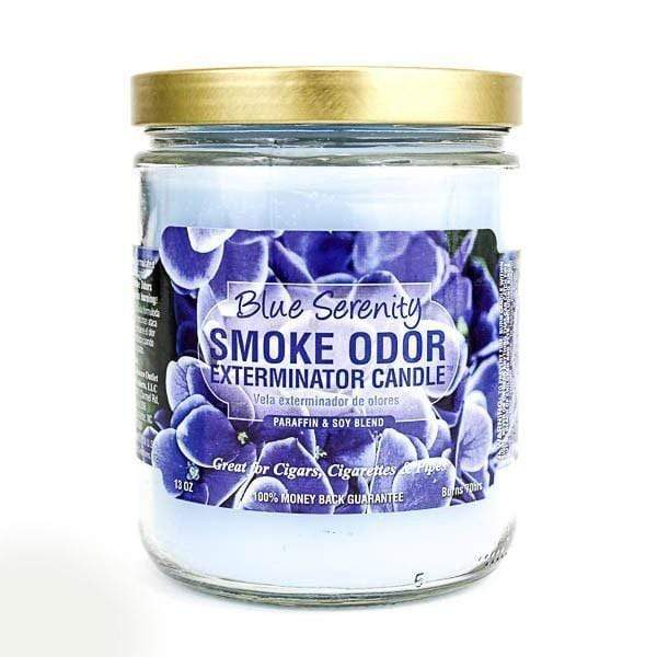 Smoke Odor 13oz Candles Blue Serenity Vape Superstore Yorkton Saskatchewan
