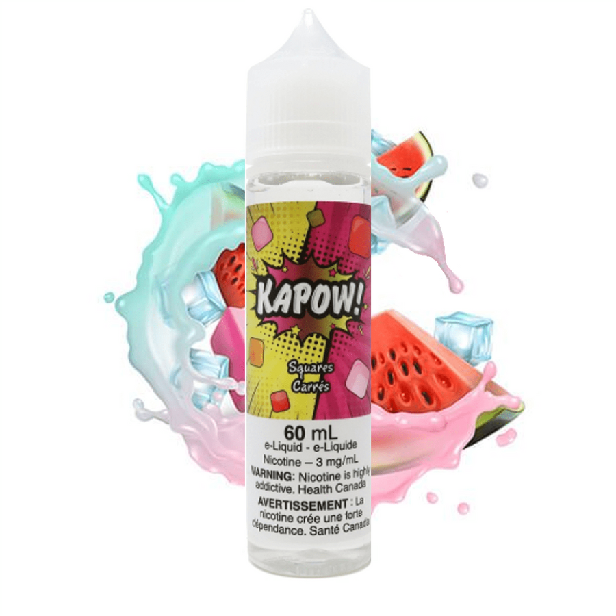 Squares by Kapow E-Liquid 60ml / 3mg Vape Superstore Yorkton Saskatchewan