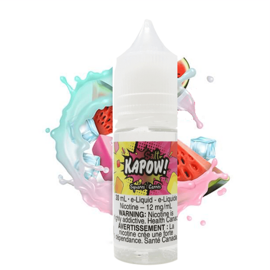 Squares Salt by Kapow E-Liquid 30ml / 12mg Vape Superstore Yorkton Saskatchewan