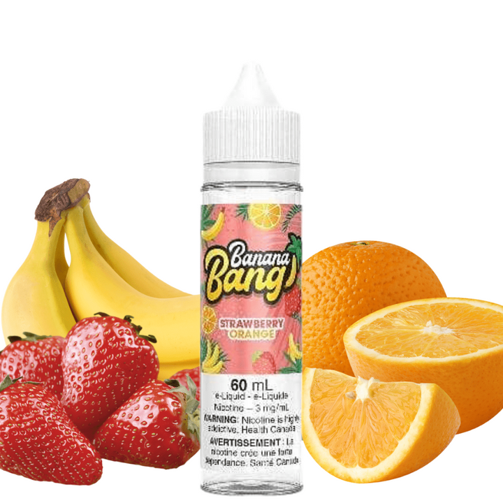Strawberry Orange by Banana Bang E-Liquid 60ml / 0mg Vape Superstore Yorkton Saskatchewan