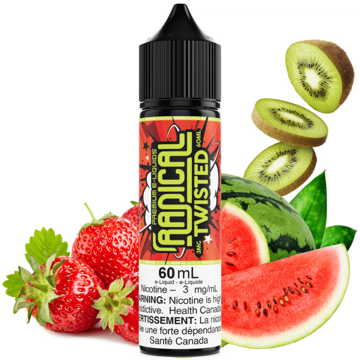 Twisted by Radical E-liquid 60ml / 3mg Vape Superstore Yorkton Saskatchewan