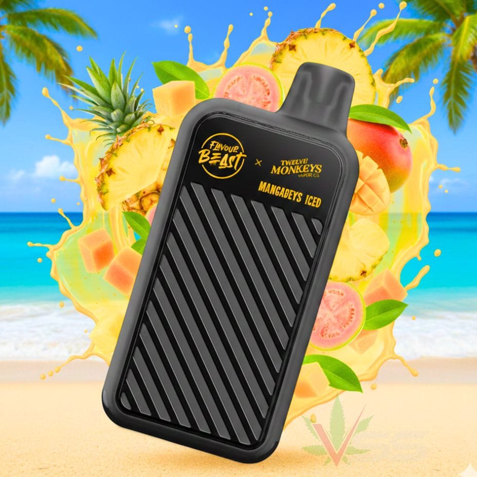 12 Monkeys Beast Mode Max 2 50K Mangabeys Iced Disposable Vape 50000 Puffs Vape SuperStore Yorkton Saskatchewan