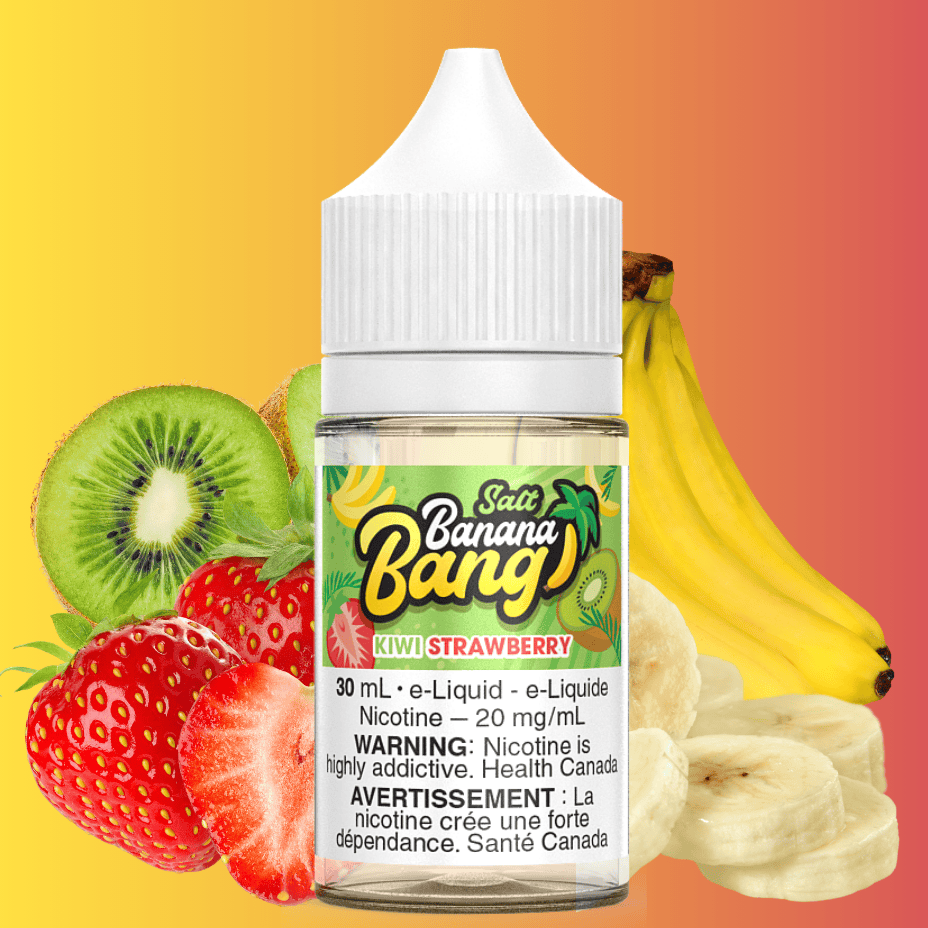 Banana Bang Salts 30mL / 20mg Kiwi Strawberry Ice Vape SuperStore Yorkton Saskatchewan