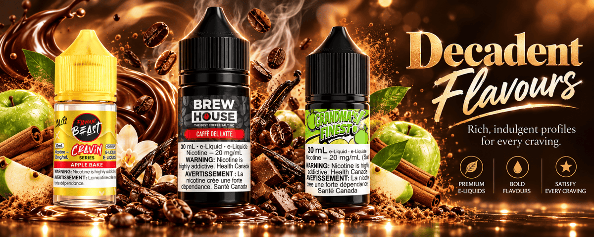 Decadent Salt Nic Flavours Vape SuperStore Yorkton Saskatchewan