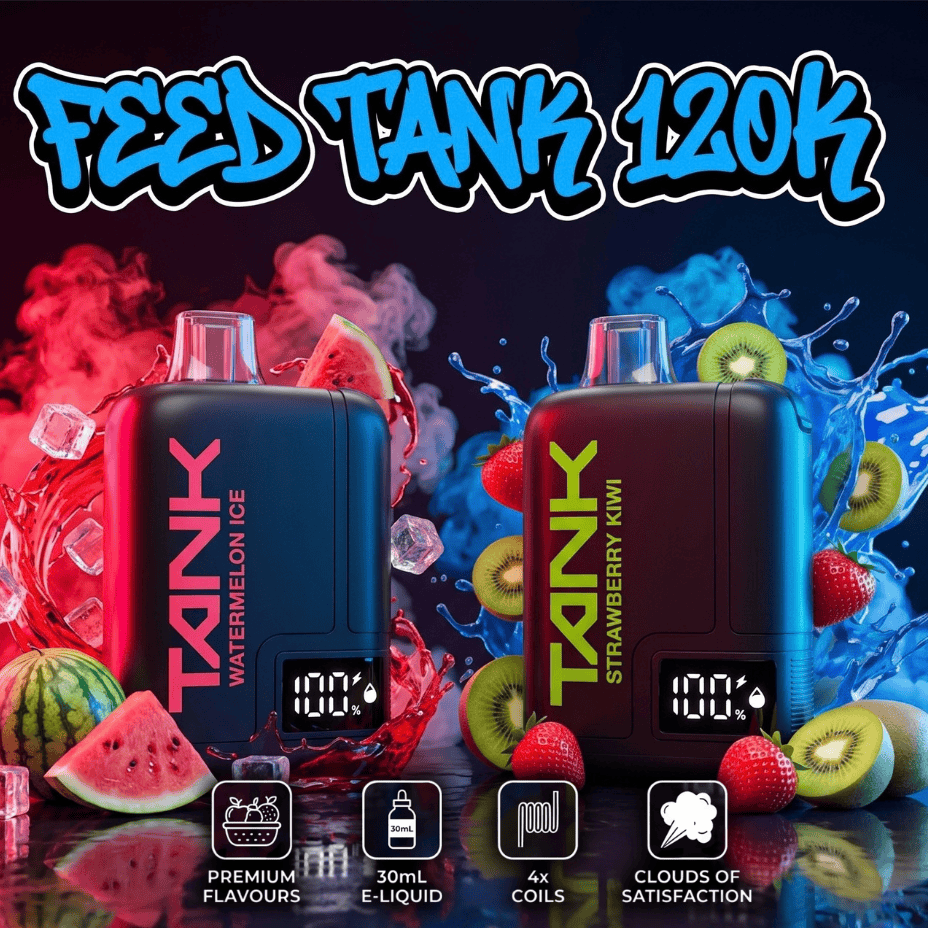 Feed Tank 120K Disposable Vapes Vape SuperStore Yorkton Saskatchewan