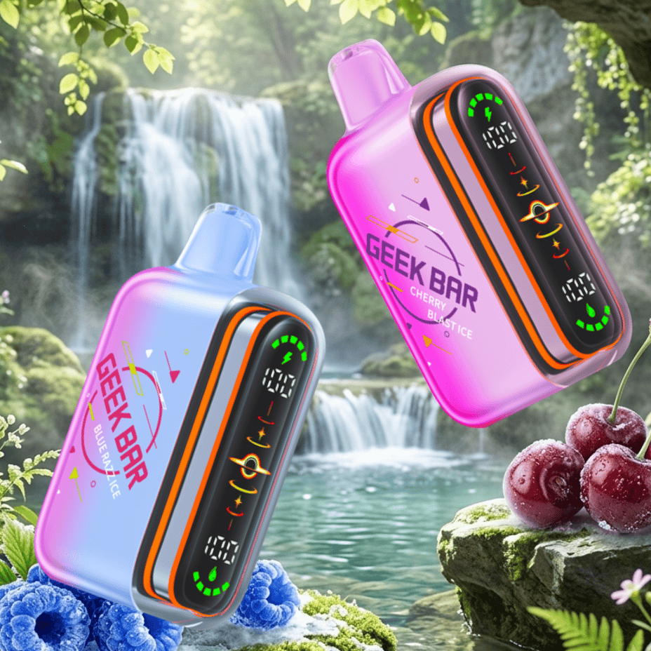 Geek Bar Pulse 2 80K Disposable Vapes Blue Razz Ice and Cherry Blast Ice Vape SuperStore Yorkton Saskatchewan