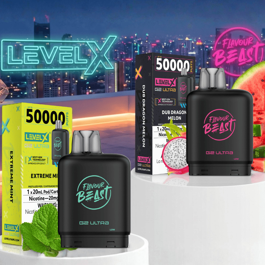 Level X G2 Ultra 50K Closed Pods Phone Banner Vape SuperStore Yorkton Saskatchewan
