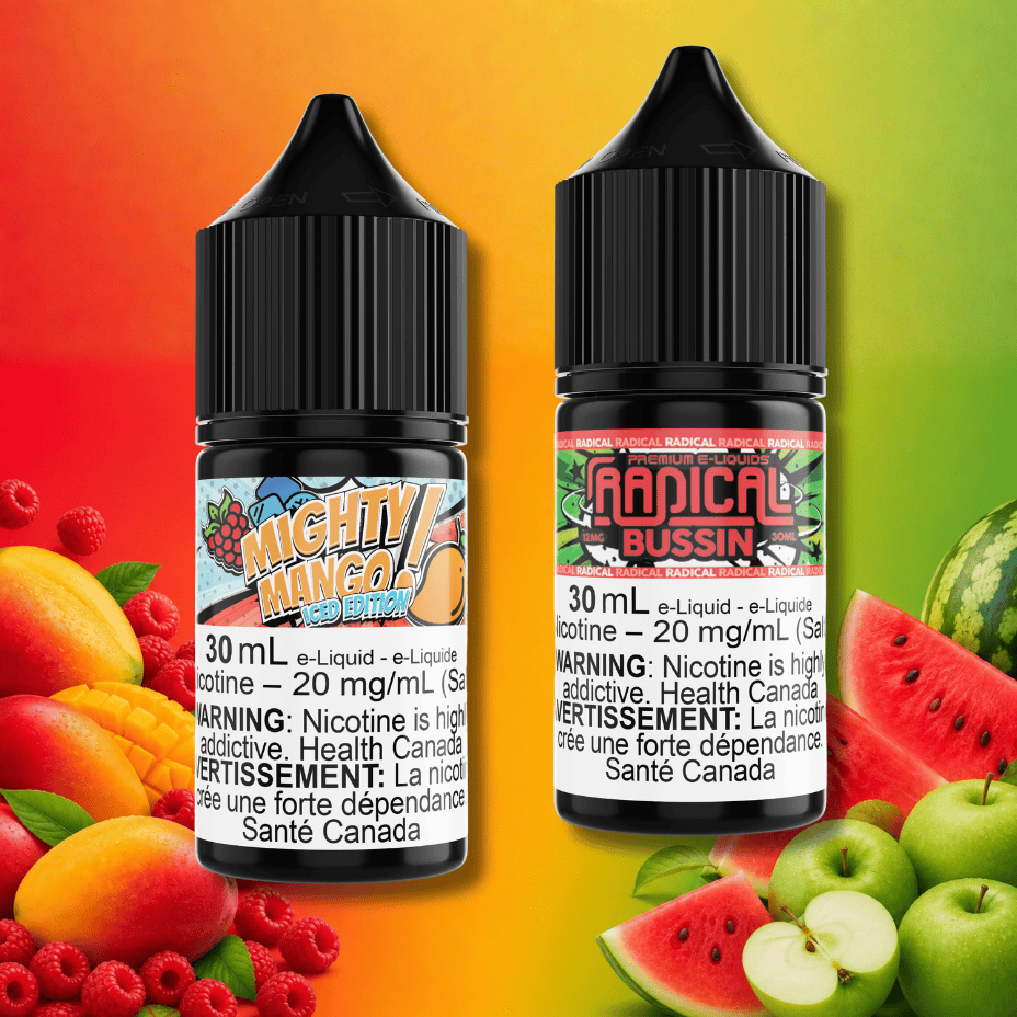 Maverick Mighty Mango Iced / Radical Bussin Salt Nic E-Liquid Vape SuperStore Yorkton Saskatchewan