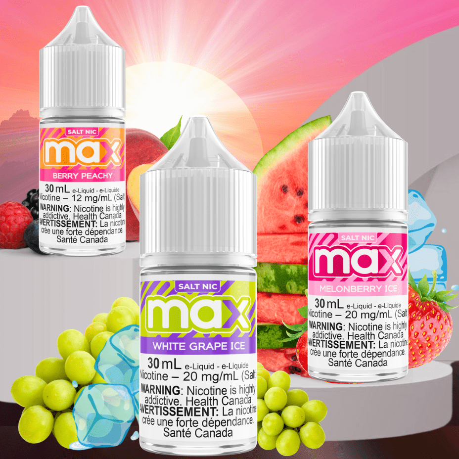 Max 30mL Salt Nicotine Image Yorkton Vape SuperStore in Saskatchewan Canada