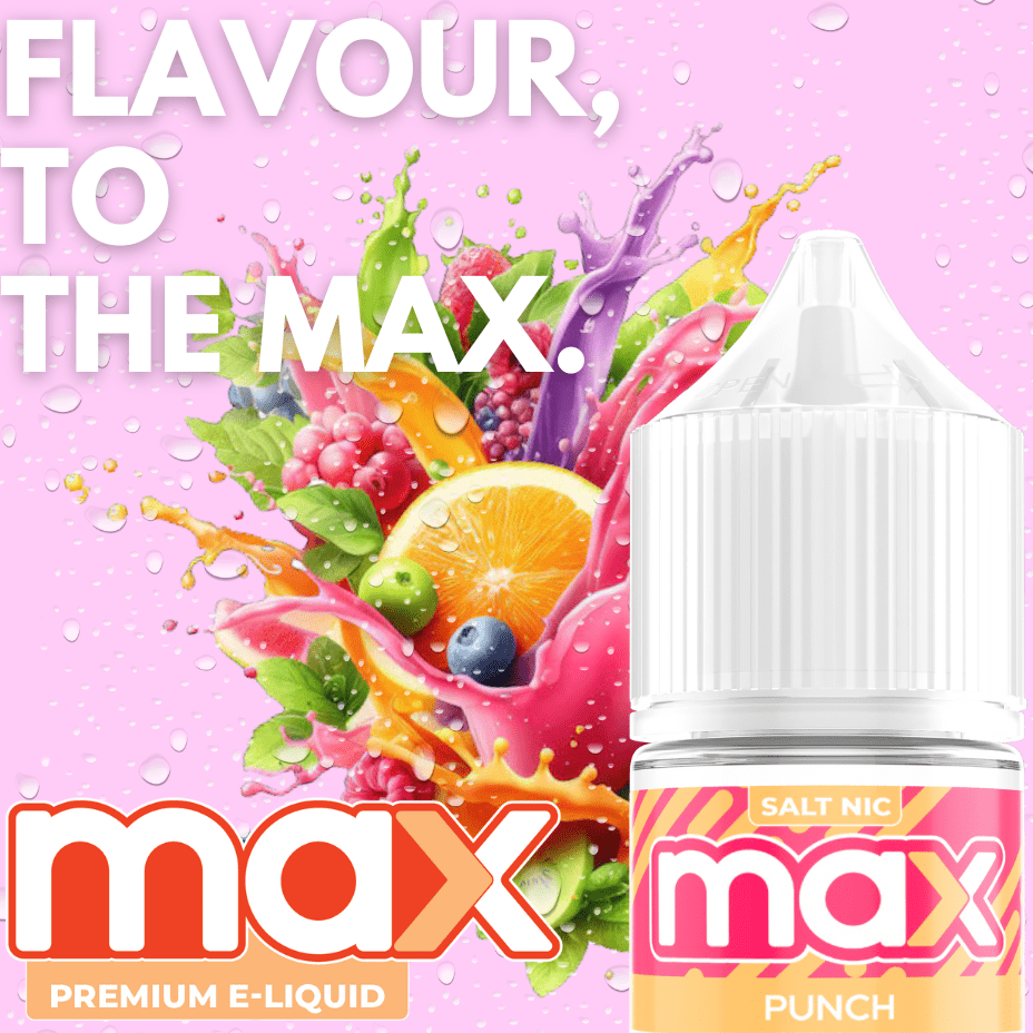 Max 30ml Salt Nicotine E-Liquid at Yorkton Vape SuperStore in Saskatchewan Canada