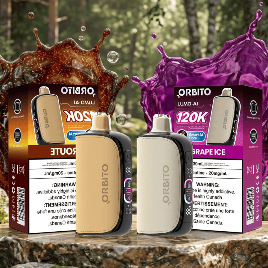 Orbito Disposable Vape - Grape Ice and Route Vape SuperStore Yorkton Saskatchewan