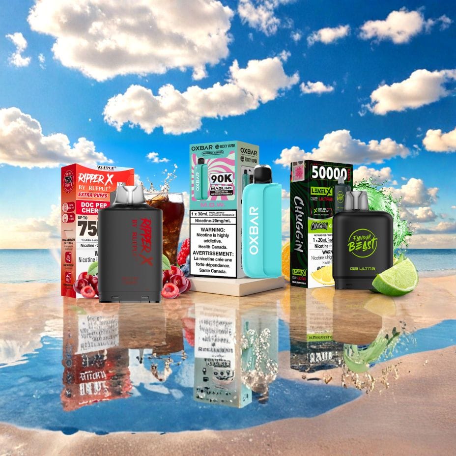 Oxbar Maglink 90K, Level X G2 Ultra 50K, Ripper X 75K Closed Pods Vape SuperStore Yorkton Saskatchewan