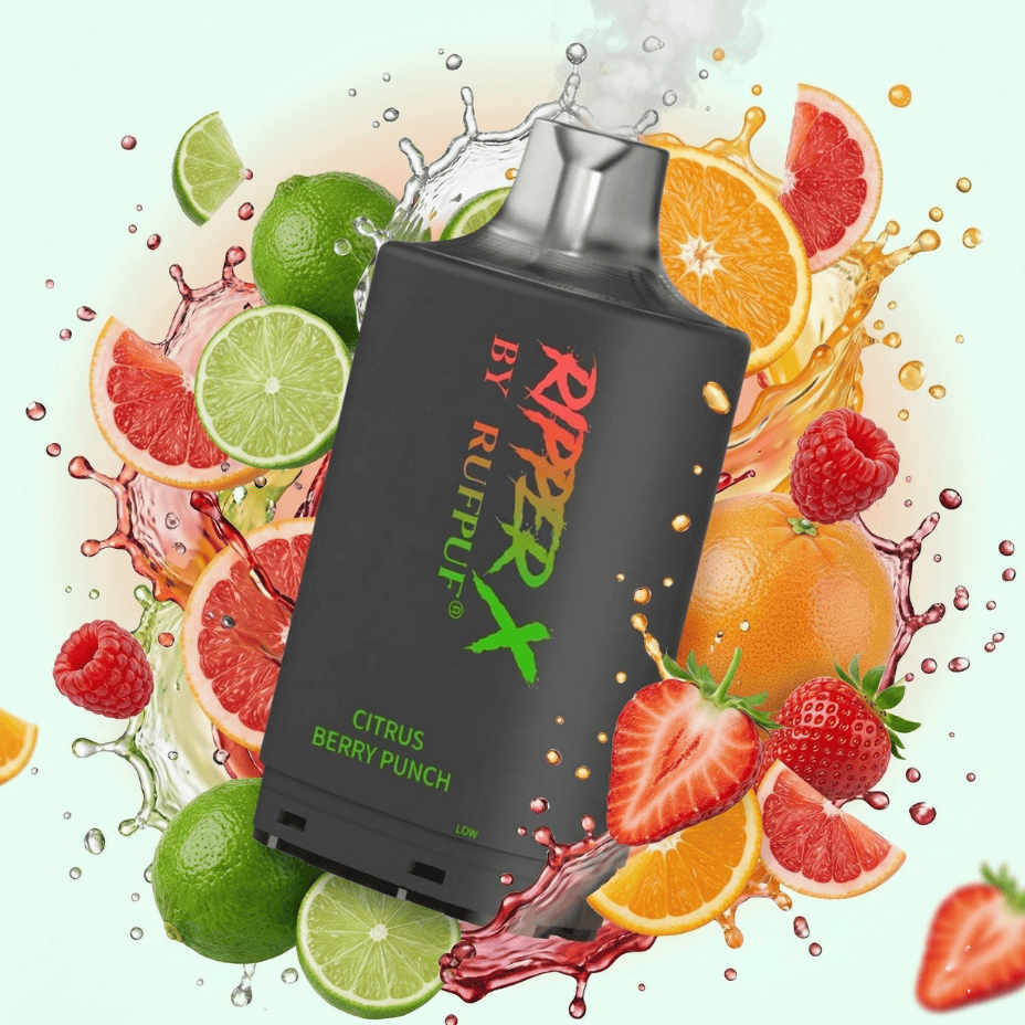 Ripper X 75K Turbo Pod - Citrus Berry Punch 30ml / 20mg Vape SuperStore Yorkton Saskatchewan